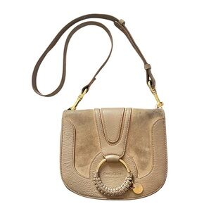 See by Chloé Hana Small Leather & Suede Crossbody